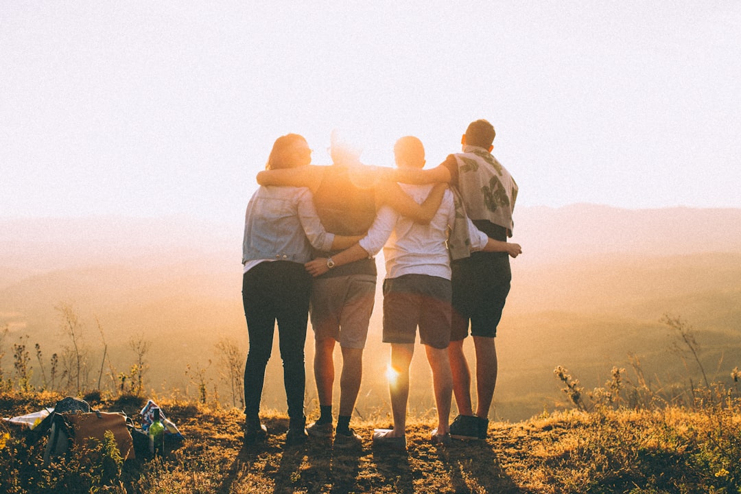 Familia en un cerro