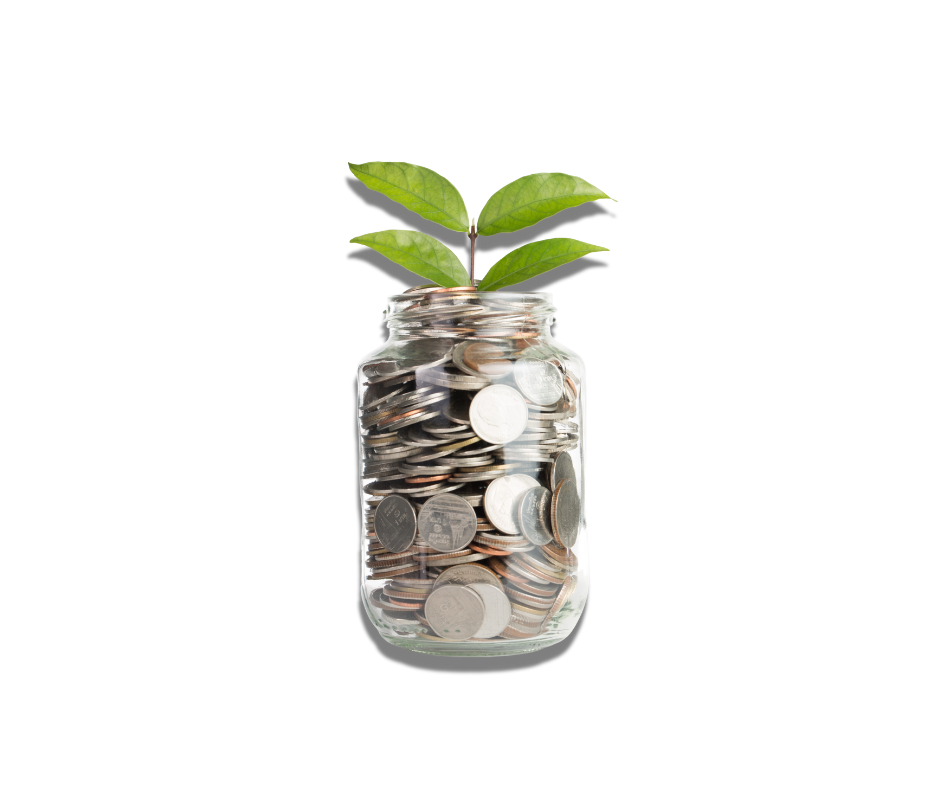 Alcancía sobre dinero de México